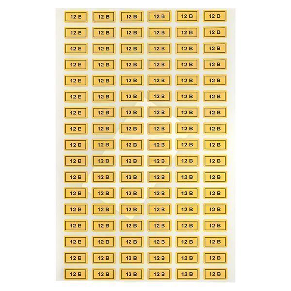 Наклейка "12В" (10x15) EKF PROxima