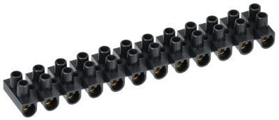 Зажим контактный винтовой ЗВИ-5 н/г 1,5-4,0мм2 12пар черный IEK