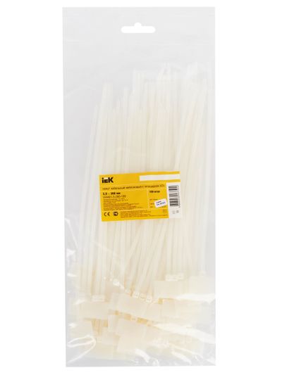 Хомут с площадкой ХП1 3,0х200 (100шт/упак) IEK