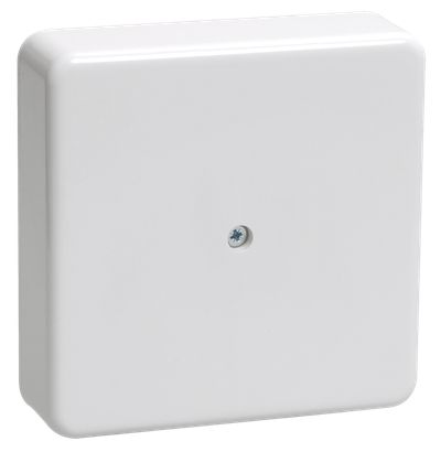 Коробка распаячная КМ41221-01 для открытой проводки безгалогенная (HF) 100х100х44мм белая IEK