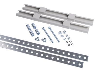 Комплект крепления металлокорпуса к столбу монтажной полосой IEK