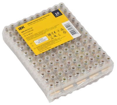 Зажим контактный винтовой ЗВИ-20 4,0-10мм2 12пар IEK