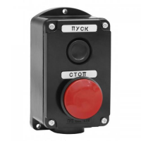 Пост упр-я  ПКУ-15-21.121-54У2 (1*КЕ081/2(1з+1р) черная + 1*КЕ081/2(1з+1р) красная + PG-19)) (ЭТ)