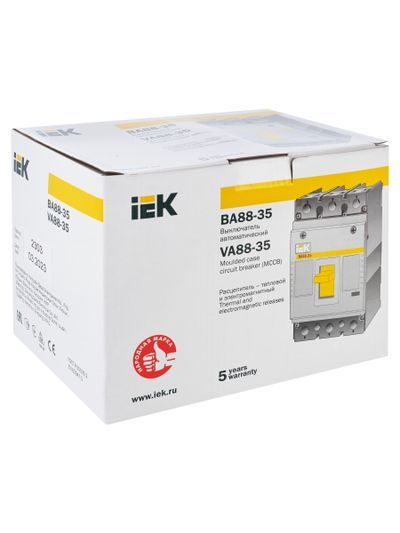 Выключатель автоматический ВА88-35 3Р 160А 35кА IEK