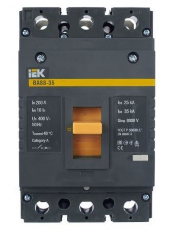 Выключатель автоматический ВА88-35 3Р 200А 35кА IEK