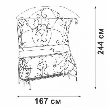 Мангал Vitaluce V7439/1