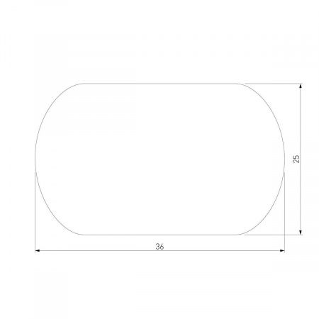 Заглушка Elektrostandard Slim Magnetic (2 шт.) 85134/00 a064724