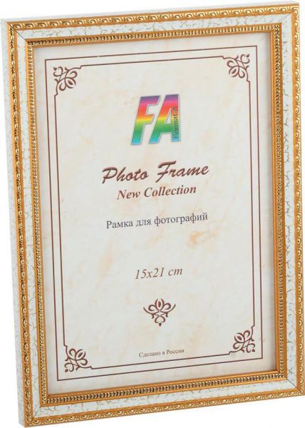Фоторамка FA пластик Кружево белый 15х21 (34/714) Б0021115