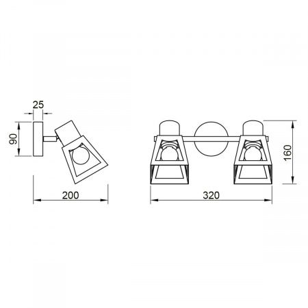 Спот Vele Luce Carisma VL6462W02