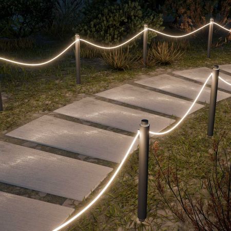 Комплект светодиодного НЕОНа Apeyron 220В, 6Вт/м, 300лм/м, 3000К, smd 2835, 144д/м, круглый d=14, 10м, IP65 (сетевой шнур, заглушка, крепеж - 10шт) 10