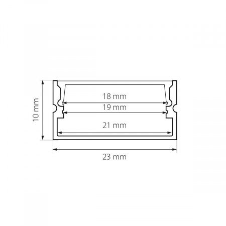 Профиль с рассеивателем Lightstar Profiled 419211