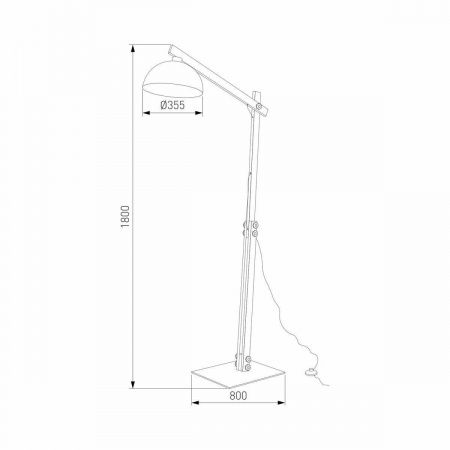 Торшер TK Lighting 6319 Oslo