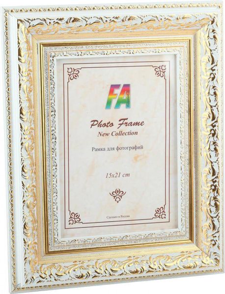 Фоторамка FA пластик Версаль белый 10x15 (20/360) Б0020844