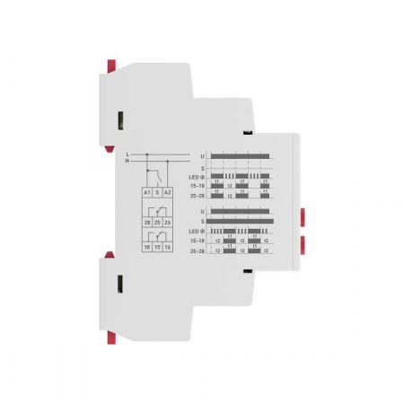 Реле времени (2 регулир. порога времени 2 исп. конт.) RT-2C EKF PROxima