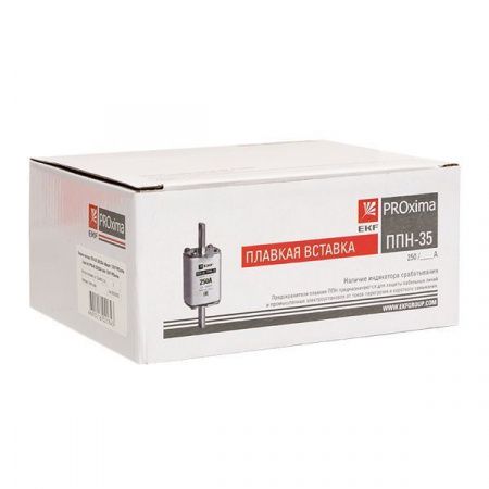 Плавкая вставка ППН-35 250/ 25А габарит 1 EKF