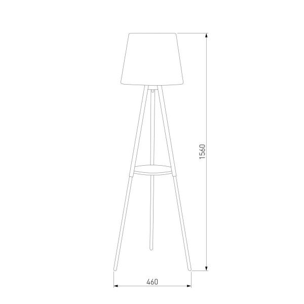 Торшер TK Lighting 698 Vaio White