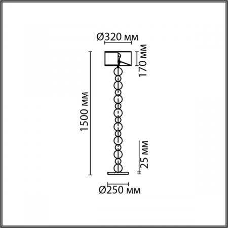 Торшер Lumion Neoclassi Navila 8079/1F