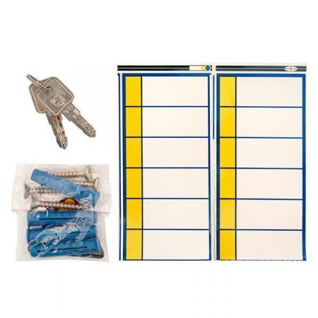 Щит учетно-распред. навесной ЩУРн-1/14 (Э) два отсека (БУР) (450x310x120) IP31 EKF PROxima