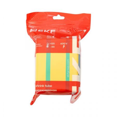 Термоусаживаемая трубка ТУТ нг 50/25 набор:7 цветов по 3шт. 100мм. EKF PROxima